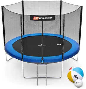 Батут Hop-Sport 10ft (305см) синий с наружной сеткой купить