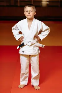 Кімоно для джиу - джитсу біле, TM "Kintayo", 130 зріст, щільність 350 гр/м.кв. купити