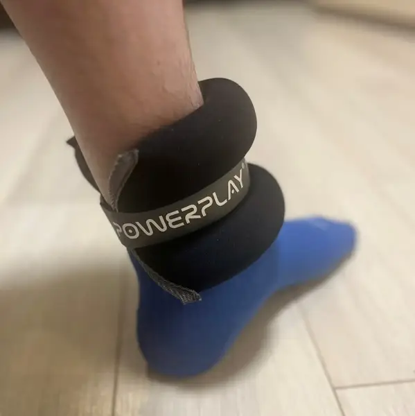 Утяжелители-манжеты для ног и рук PowerPlay PP-4349 Ankle/Wrist Weights (2шт.*1 kg) (пара) Черные купить недорого в Украине, фото 9