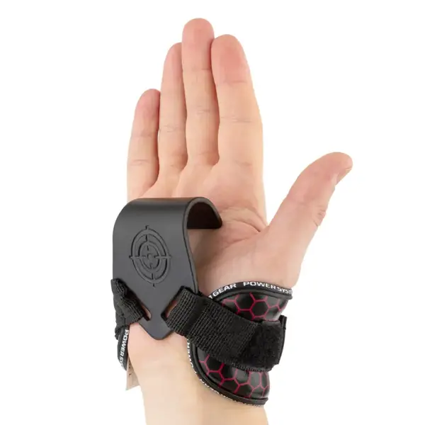 Крюки для тяги на запястье Power System PS-3360 Hooks V2 Black/Red XL купить недорого в Украине, фото 7