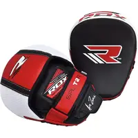 Лапы боксерские RDX Leather Red купить