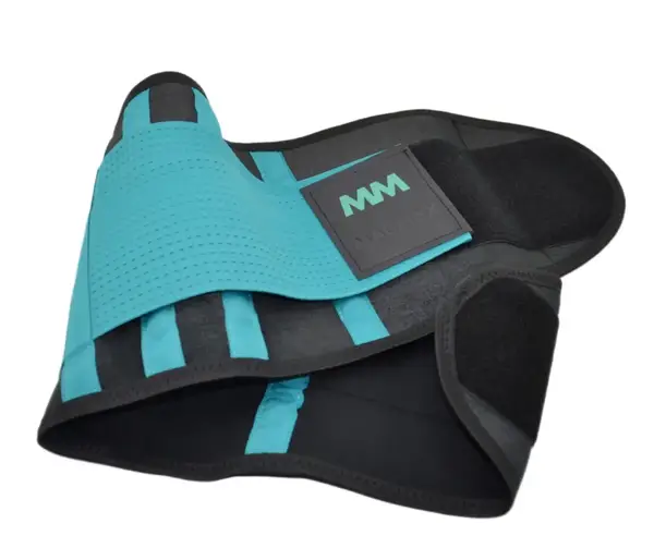 Пояс компресійний MadMax MFA-277 Slimming belt Black/turquoise L купити недорого в Україні, фото 4