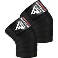 Бинты на колени RDX K1 GYM Knee Wraps Full Black купить