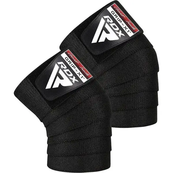 Бинти на коліна RDX K1 GYM Knee Wraps Full Black купити
