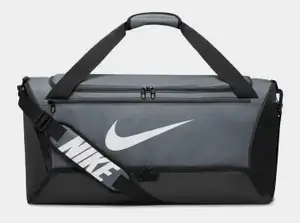 Сумка Nike NK BRSLA M DUFF - 9.5 60L сірий, чорний Уні 63,5х30,5х30,5 см купити