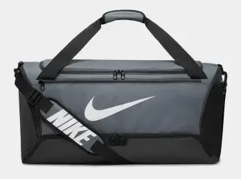 Сумка Nike NK BRSLA M DUFF - 9.5 60L сірий, чорний Уні 63,5х30,5х30,5 см купити