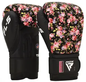 Боксерские перчатки RDX FL5 Floral Black 8 ун. купить