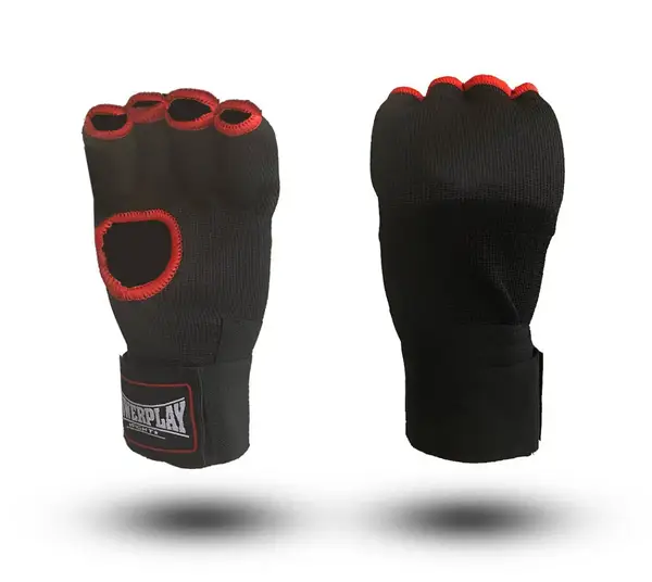 Бинти-рукавиці PowerPlay 3096 з гелевими подушечками Чорні XL купити недорого в Україні, фото 7