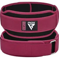 Пояс для тяжелой атлетики RDX RX5 Double Belt неопреновый Pink XS купить