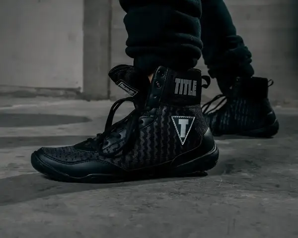 Боксерки (боксерская обувь) TITLE Boxing Predator II Shoes 2.0 Black/Grey 43р. купить недорого в Украине, фото 5