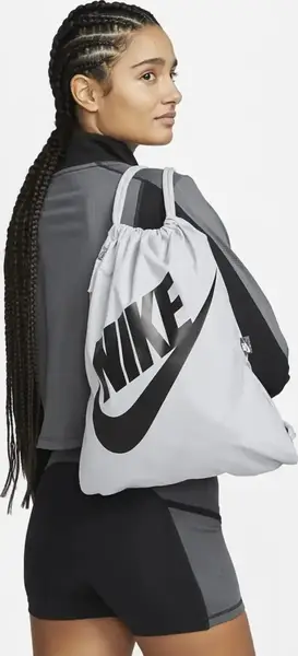 Рюкзак-мішок Nike NK HERITAGE DRAWSTRING 13L сірий 33 х 43 см купити недорого в Україні, фото 2