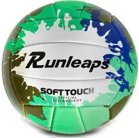 Мяч волейбольный Runleaps Green Blue size 5 купить
