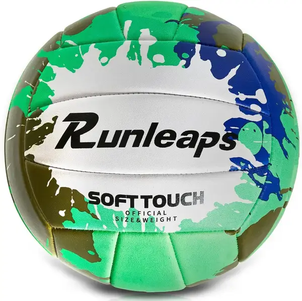 Мяч волейбольный Runleaps Green Blue size 5 купить