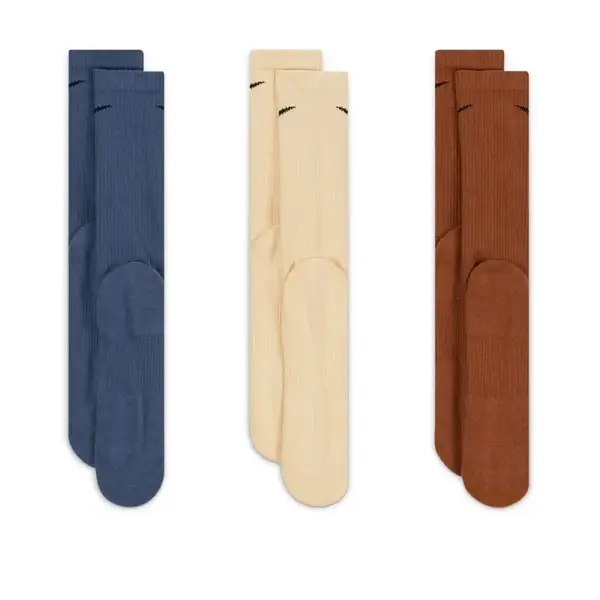 Носки Nike U NK EVERYDAY PLUS CUSH CREW синий, коричневый, бежевый Уни 42-46 купить недорого в Украине, фото 3