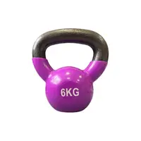 Гиря чугунная с виниловым покрытием 6 кг (фиолетовая) Generation Fitness FF51F1A-6kg купить