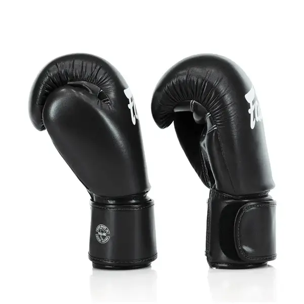 Боксерские перчатки Fairtex BGV27 Black 12 унций (бинты в комплекте) купить недорого в Украине, фото 4