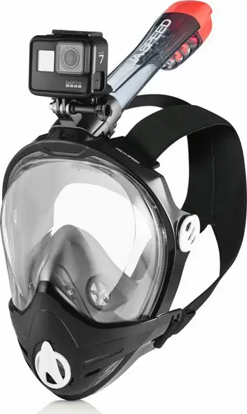 Полнолицевая маска Aqua Speed BRIZO 8742 черный Уни L/XL купить недорого в Украине, фото 5