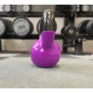 Гиря чугунная с виниловым покрытием 6 кг (фиолетовая) Generation Fitness FF51F1A-6kg купить