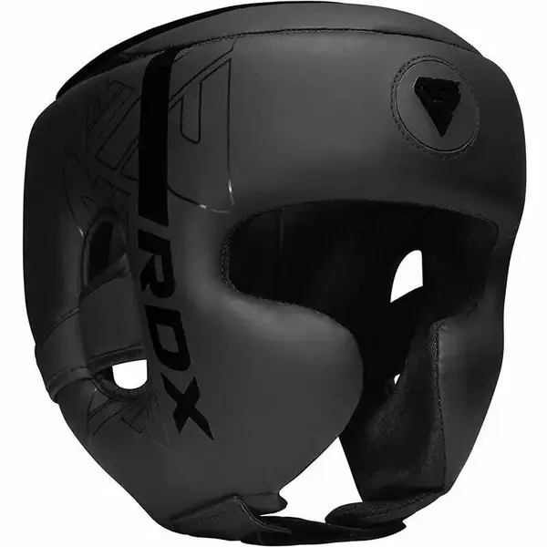 Боксерський шолом RDX F6 KARA Matte Black L | Обхват голови 56-58 см купити недорого в Україні, фото 2