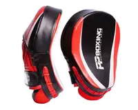 Лапы боксерские PowerPlay 3050 Черно-Красные PU [пара] купить