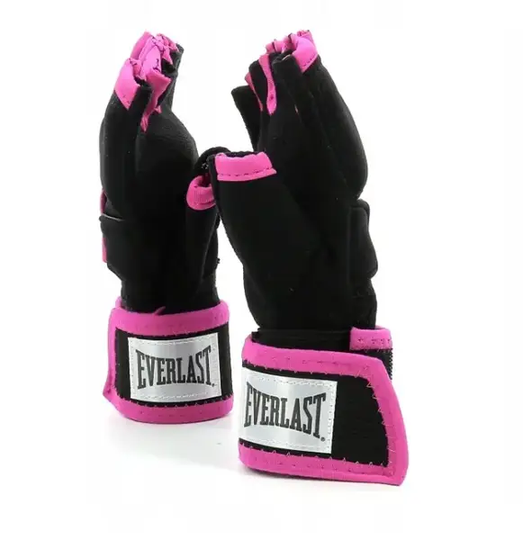 Бинти-рукавички Everlast EVERGEL HAND WRAPS чорний, рожевий Уні M/L купити недорого в Україні, фото 2