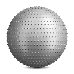 Фитбол массажный Hop-Sport 65см серебристый. купить