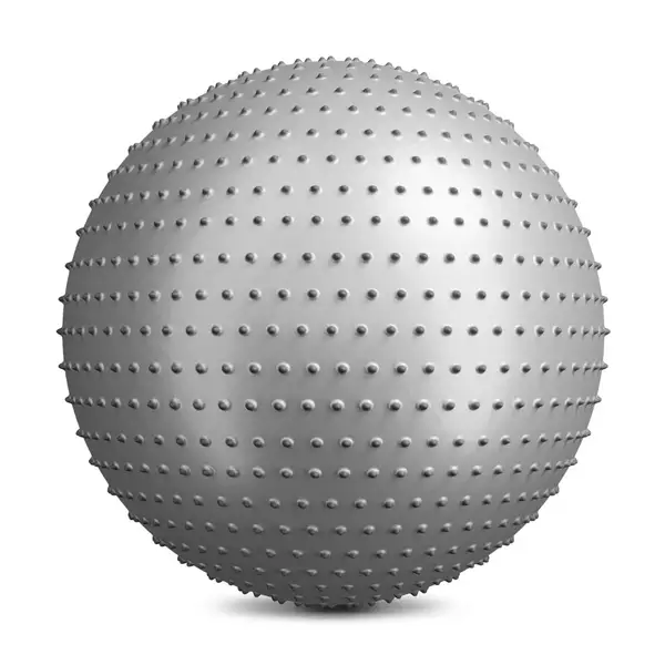 Фитбол массажный Hop-Sport 65см серебристый. купить недорого в Украине, фото 2