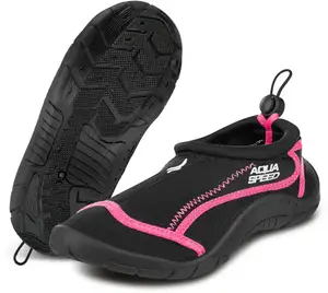 Аквашузи Aqua Speed AQUA SHOE MODEL 28D 9561 чорний, малиновий Уні 36 купити
