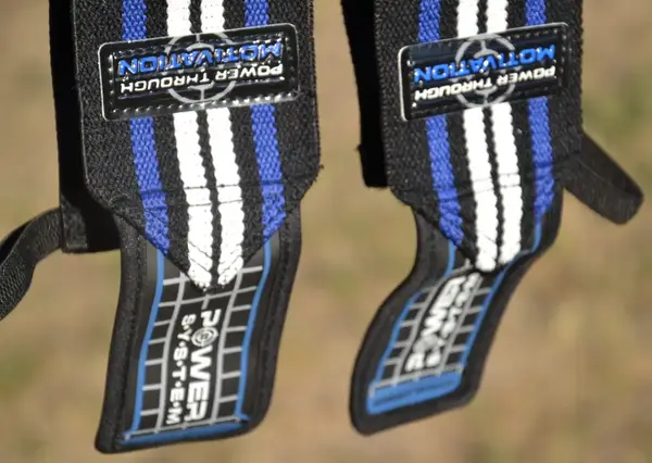 Бинти для зап'ясть (кистьові бинти) Power System PS-3500 Wrist Wraps Blue/Black (пара) купити недорого в Україні, фото 9