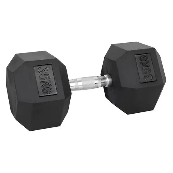 Гантель шестигранна inSPORTline Hexsteel 35 кг купити