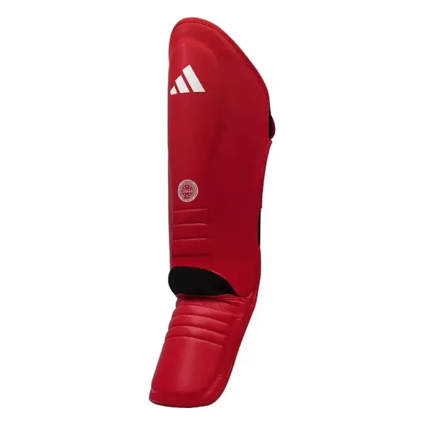 Защита голени и стопы с лицензией Wako Semi Contact XS| красная | ADIDAS WAKOB01 купить