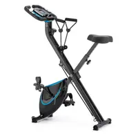 Велотренажер Gymtek FX600 магнитный складной с эспандерами синий купить