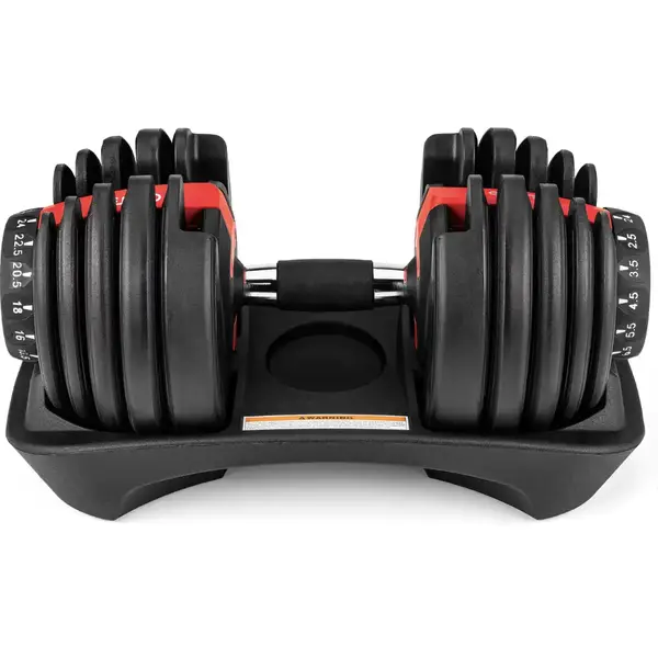 Гантель розбірний регульований Gymtek 2,5-24 кг червоний купити недорого в Україні, фото 2