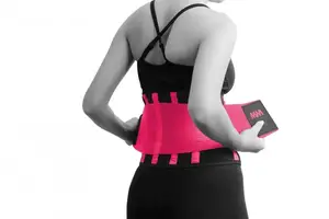 Пояс компресійний MadMax MFA-277 Slimming belt Black/neon pink S купити