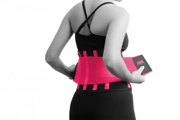 Пояс компресійний MadMax MFA-277 Slimming belt Black/neon pink S купити