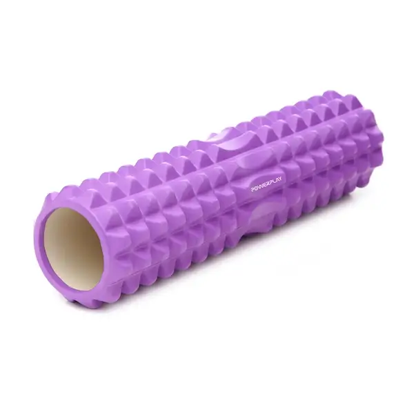 Масажний ролик (роллер) PowerPlay 4406 EVA Massage Roller Фіолетовий (45x12см.) купити