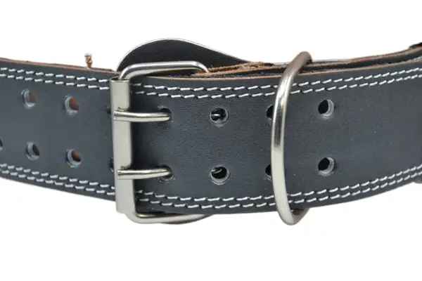 Пояс для тяжелой атлетики MadMax MFB-245 Full leather кожаный Black L купить недорого в Украине, фото 3