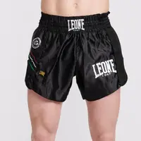 Шорти для тайського боксу Leone Flag Black XL купити