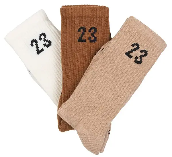 Носки Nike UJ ESSENTIAL CREW 3PR 144 белый, коричневый, бежевый Уни 38-42 купить недорого в Украине, фото 3