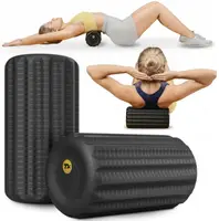 Роллер масажер ребристий Trex Sport TX-030EPR EPP 30см чорний купити