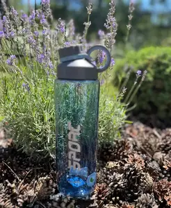 Пляшка для води CASNO 1000 мл KXN-1236 Блакитна купити