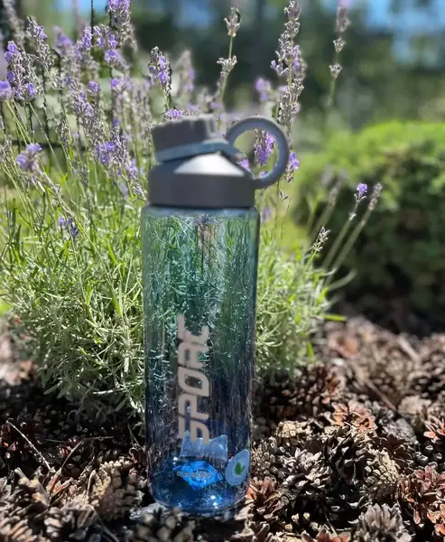 Пляшка для води CASNO 1000 мл KXN-1236 Блакитна купити недорого в Україні, фото 2