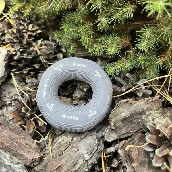 Еспандер кистьовий силіконовий PowerPlay PP-4331 Hand Grip Large 30-35-40 кг. Сірий купити недорого в Україні, фото 6