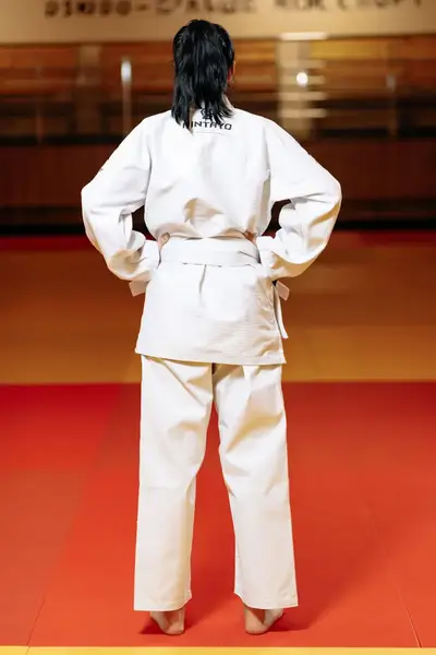 Кімоно для джиу - джитсу біле, TM "Kintayo", 170 зріст, щільність 450 гр/м.кв. купити недорого в Україні, фото 8