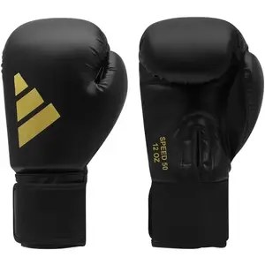 Боксерские перчатки Adidas "Speed 50" | 14 унций | черный/золотой | ADIDAS ADISBG50 купить
