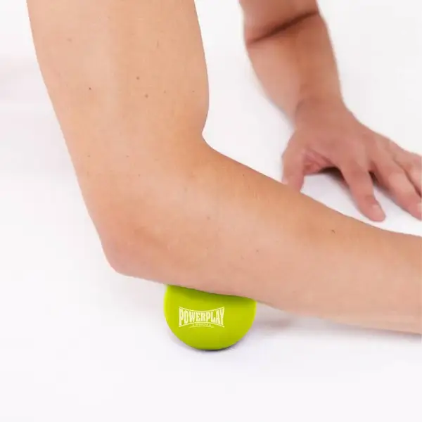 Массажный силиконовый мяч PowerPlay PP-4354 Silicone Lacrosse Ball (6.3см.) Зеленый купить недорого в Украине, фото 3