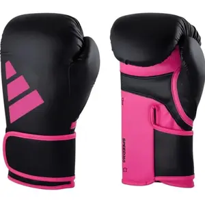 Боксерські рукавички Adidas Speed 165 з ліцензією WAKO | 10 унцій | чорнo/рожевий | Adidas ADISBG165WK купити