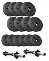 Набір композитних дисків Besport PowerPro 29кг для гантелей та штанг + 2 грифа Набір композитних дисків Besport PowerPro 29кг для гантелей та штанг + 2 грифа купити