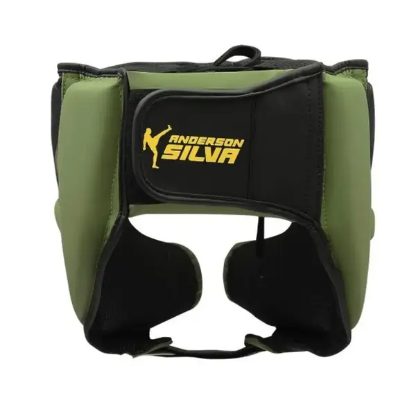 Шолом боксерський ADIDAS X ANDERSON SILVA 50 XL| зелений-чорно-жовтий | Обхват голови >61 см | ADIDAS ADIAS50HG купити недорого в Україні, фото 4