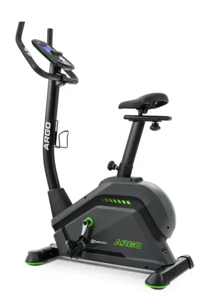 Велотренажер Hop-Sport HS-120H Argo чорно-зелений + мат купити недорого в Україні, фото 9